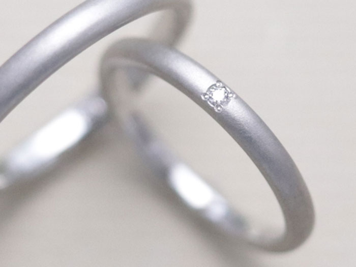 ゴールドの手作り 結婚指輪