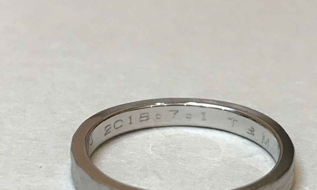 マリッジリング刻印