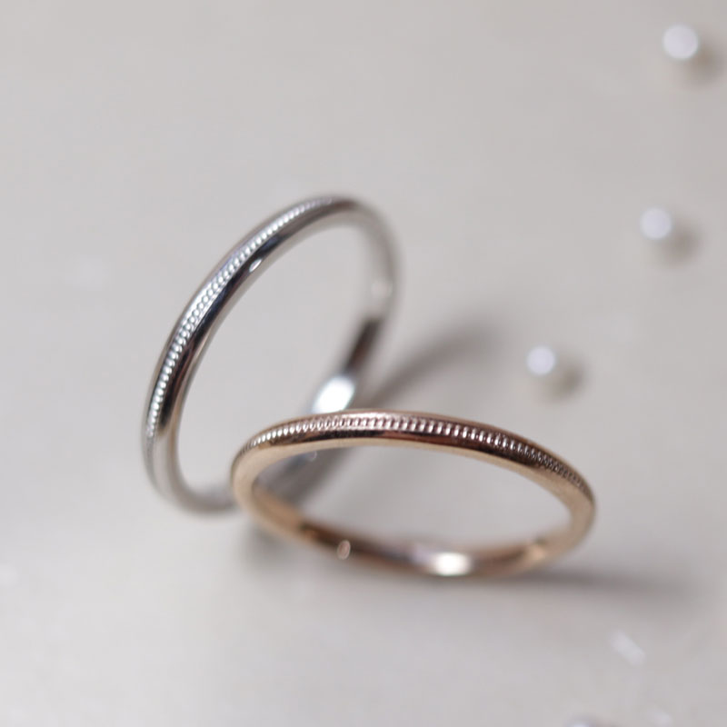 手作り マリッジリング ミル