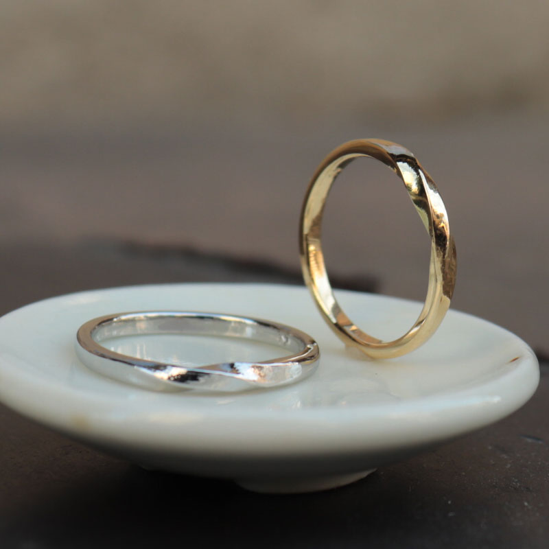 ひねり 手づくり 指輪